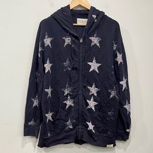 Ralph Lauren Denim & Supply Vintage US Stars Pattern Hoodie Sweatshirt XL